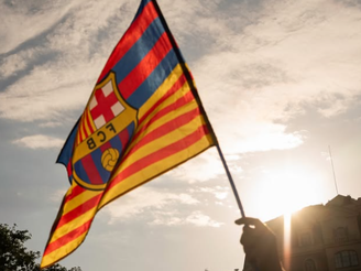 Bandeira do Barcelona, um dos maiores times do futebol europeu (Foto: Reprodução/Instagram)