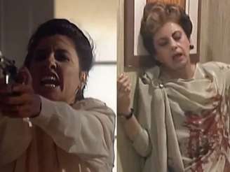 Leila (Cassia Kis) e Odete (Beatriz Segall) na primeira versão de "Vale Tudo" (Reprodução/Globo)