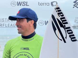 Miguel Pupo pausou as férias para competir em QS da WSL