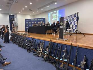 Forças de segurança do estado do Rio de Janeiro promoveram, nesta quarta-feira, 29, uma entrevista coletiva para discutir os resultados da operação policial realizada nos complexos do Alemão e da Penha, na Zona Norte