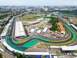 Autódromo de Interlagos antes do Grande Prêmio De São Paulo