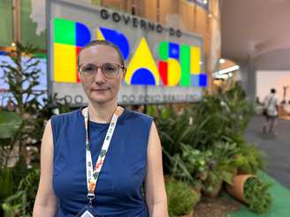 Lisa Badum, deputada do Partido Verde alemão, durante a COP30 em Belém (PA)