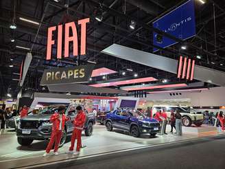 Estande da Fiat no Salão do Automóvel 2025