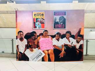 Grande Otelo (1915-1983) ganha exposição na estação Paulista, da Linha 4-Amarela, do metrô de SP.