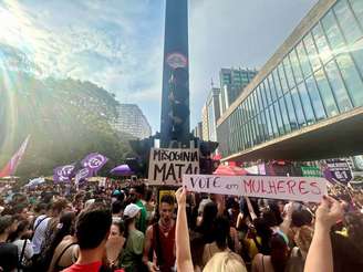 07/12/2025 - Manifestação na Paulista, Violência contra Mulheres.