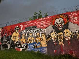 Manifestações em grafites ao redor do Morumbis