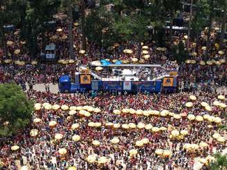 Bloco Sertanejinho do Teló, no Ibirapuera, em São Paulo