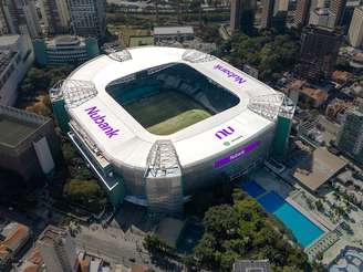 Nubank abriu votação para novo nome do estádio do Palmeiras.