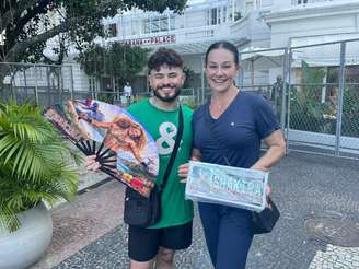 Renan Camiran e sua tia, Carmem Camiran