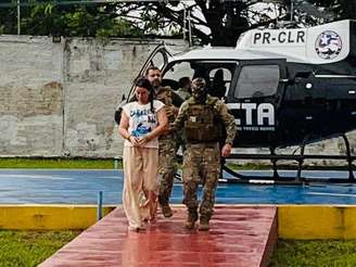 Empresária Carolina Sthela Ferreira dos Anjos chega a São Luís algemada.