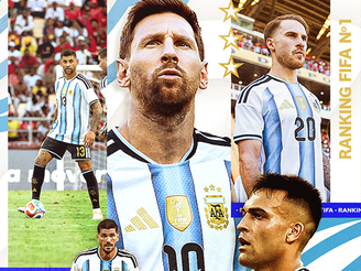 A seleção Argentina, a última campeã mundial, voltou à primeira posição no ranking que a FIFA elabora, que é atualizado em tempo real
