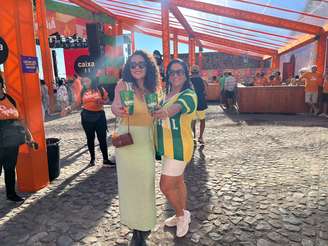 As amigas Manuela e Sheila vão aproveitar os shows do Terraiá