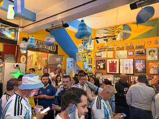 Bar reúne torcedores da Argentina em São Paulo
