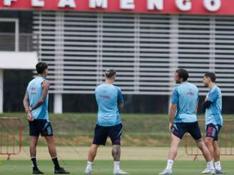 Treino no Ninho do Urubu (Foto: Gilvan de Souza/Flamengo)