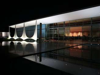 Fachada do Palácio da Alvorada, em Brasília