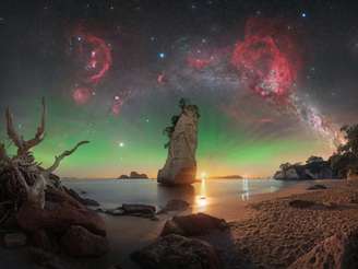 Te Hoho Rock Moonrise Por Evan Mckay