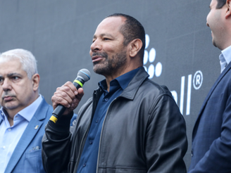 Neymar Pai explica novo projeto do Santos, que inaugurou estrutura para a base e o futebol feminino no CT Rei Pelé (Fotos: Reinaldo Campos/ Santos F.C.)