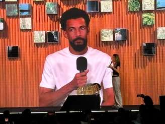 Participação do Vozinha, goleiro de Cabo Verde na Copa do Mundo, na Rio Innovation Week