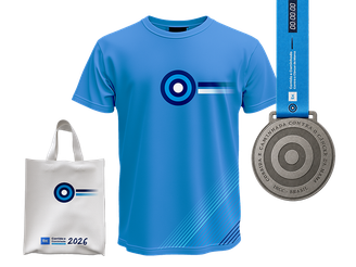 Kit básico de inscrição da Corrida Contra o Câncer de Mama