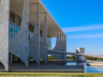 Palácio do Planalto, em Brasília, capital do Brasil