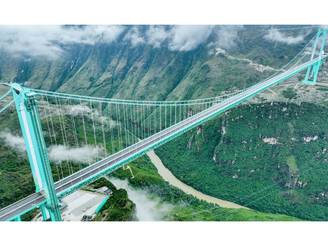 Ponte Do Rio Dimuhe Guizhou China