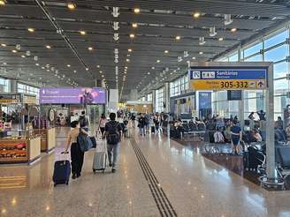 Aeroporto Internacional de Guarulhos, em São Paulo