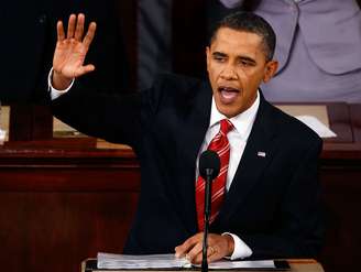 Barack Obama fez seu primeiro discurso oficial do Estado da União em 2010, seu segundo ano de mandato