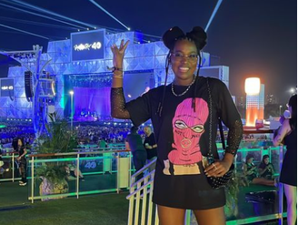 A ex-BBB Leidy Elin no Rock in Rio 