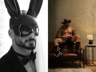 Nizam posa nu em ensaio de carnaval