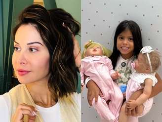 Sophia é fruto do relacionamento entre Maíra e Arthur Aguiar