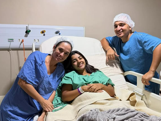 Ary Mirelle espera segundo filho de João Gomes e realizou uma cerclagem