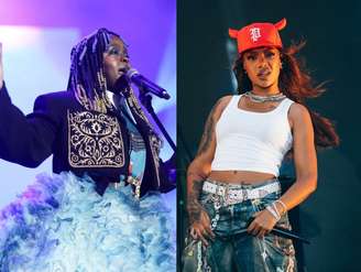 Crédito: Lauryn Hill (Lucas Ramos / Brazil News) e Ludmilla (Instagram)