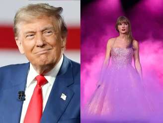 (Foto: Instagram @realdonaldtrump / @taylorswift)