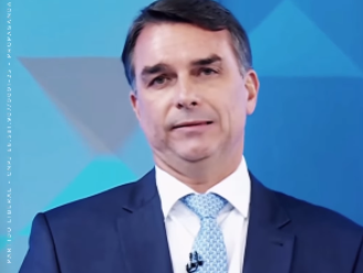 O senador Flávio Bolsonaro
