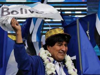 <p>Evo Morales disputa a reeleição à presidência</p>