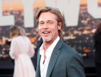 Brad Pitt durante première de 'Era uma vez em Hollywood'