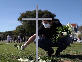Homenagem a profissionais de saúde que morreram de Covid-19 em São Paulo
20/06/2020
REUTERS/Amanda Perobelli