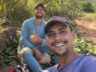 Tiago e Diogo em Santana do Manhuaçu, município de Minas Gerais