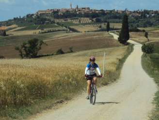 Renata Tardin, na Toscana, em 2012 