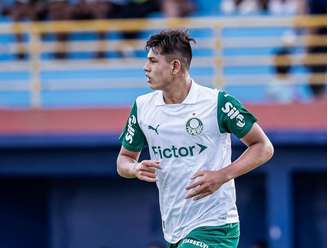 Rodrigo Haruki durante confronto entre Suzano e Palmeiras. 