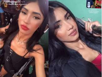 Bianca Duarte Franco, de 24 anos, costumava publicar fotos e vídeos com fuzis nas redes sociais