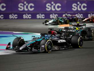 Russell e Hamilton no GP da Arábia Saudita: Mercedes ainda sofre para fazer o W15 funcionar