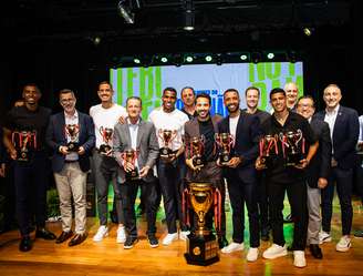Jogadores do Bahia na Seleção do Baiano de 2025. 
