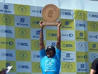 Weslley Dantas é coroado campeão do Circuito Banco do Brasil de Surfe 2025 após a etapa na Praia do Futuro, em Fortaleza (CE)