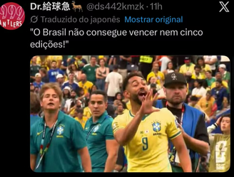 Japoneses debocharam dos brasileiros nas redes sociais