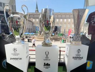 Campeões da Liga dos Campeões e da Liga Europa se enfrentam pela Supecopa da Europa