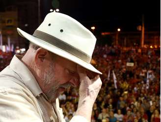 Ex-presidente Lula durante evento em São Leopoldo (RS) REUTERS/Diego Vara