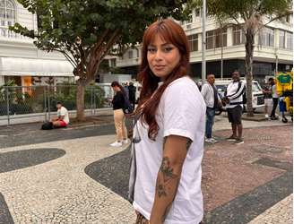 Andressa Nocito, de 28 anos, promete ir todos os dias para a frente do Copacabana Palace tentar ver Lady Gaga de perto