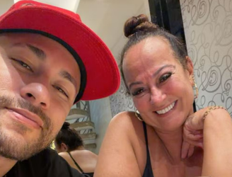 Neymar reage após influencer criticar a mãe, Nadine