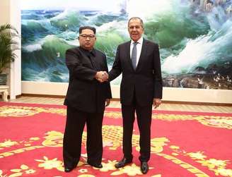 Ministro de Relações Exteriores da Rússia, Serghei Lavrov visita Coreia do Norte